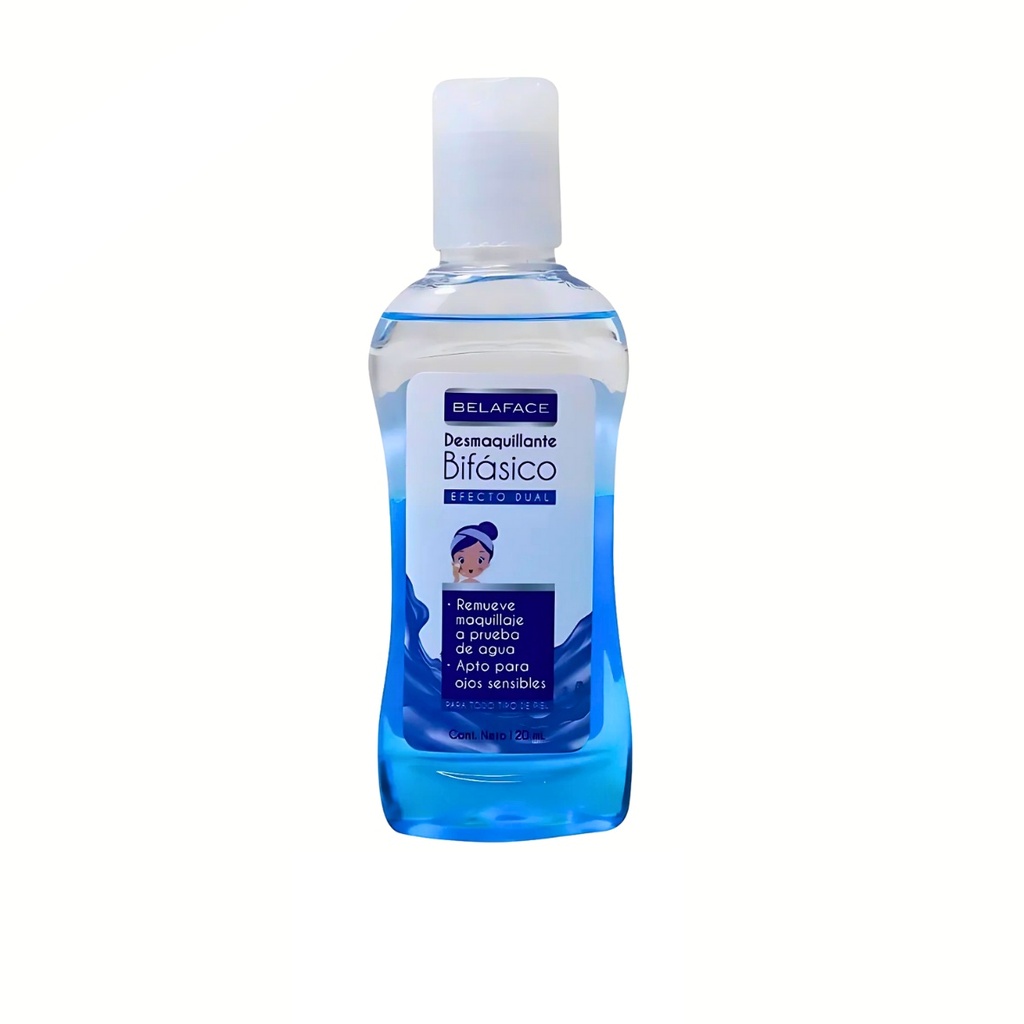 [3999] DESMAQUILLANTE BIFASICO 120 ML PARA TODO TIPO DE PIEL BELAFACE
