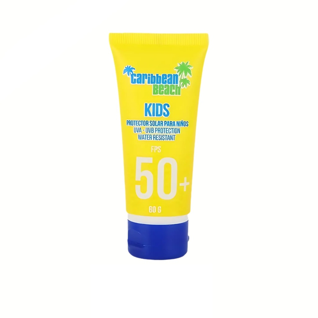 [4023] BLOQUEADOR SOLAR PARA NIÑOS KIDS FPS 45 TUBO C/60 G CARIBBEAN BEACH