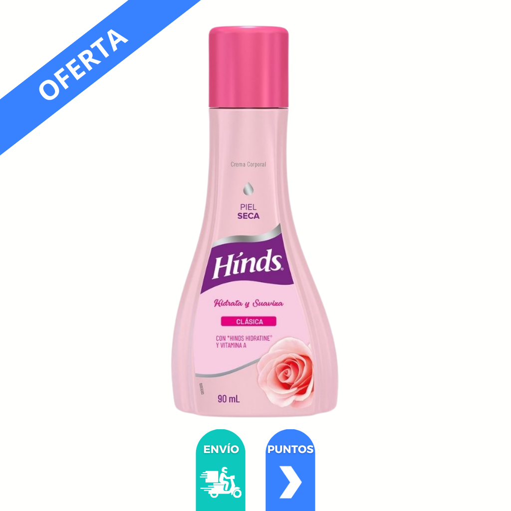 CREMA HINDS PIEL SECA CLASICA 90 ML VITAMINA A GRISI