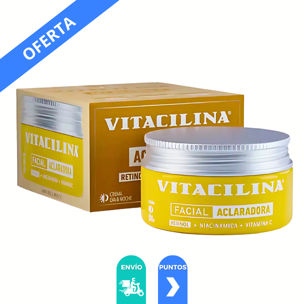 [2072] VITACILINA FACIAL ACLARADORA C/100 G RETINOL NIACINAMIDA VITAMINA C LAB KSK
