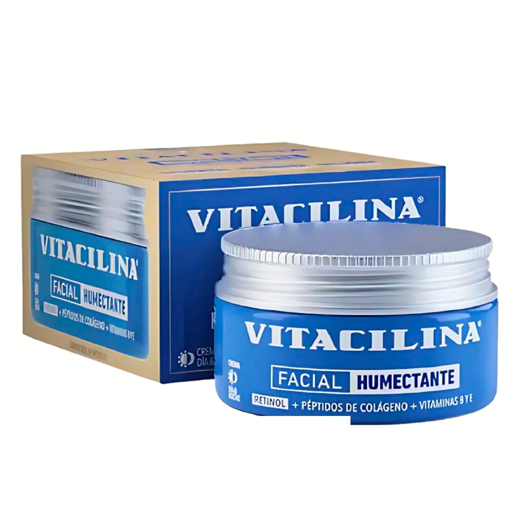 [2096] VITACILINA FACIAL HUMECTANTE C/100 G RETINOL PEPTIDOS DE COLAGENO VITAMINAS B Y E LAB KSK