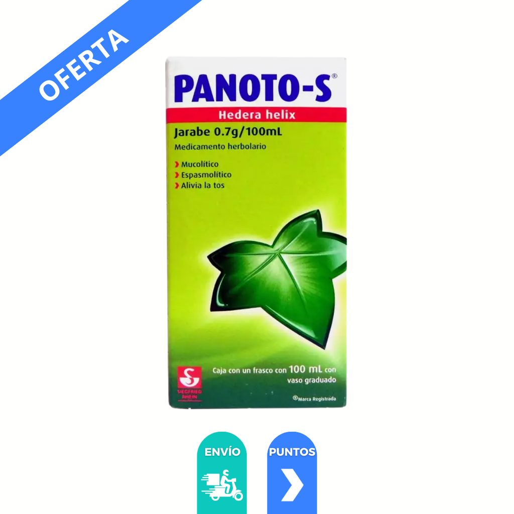 PANOTO-S JARABE 0.7 G/100 ML FCO C/100 ML HEDERA HELIX LAB SIEGFRIED  RHEIN