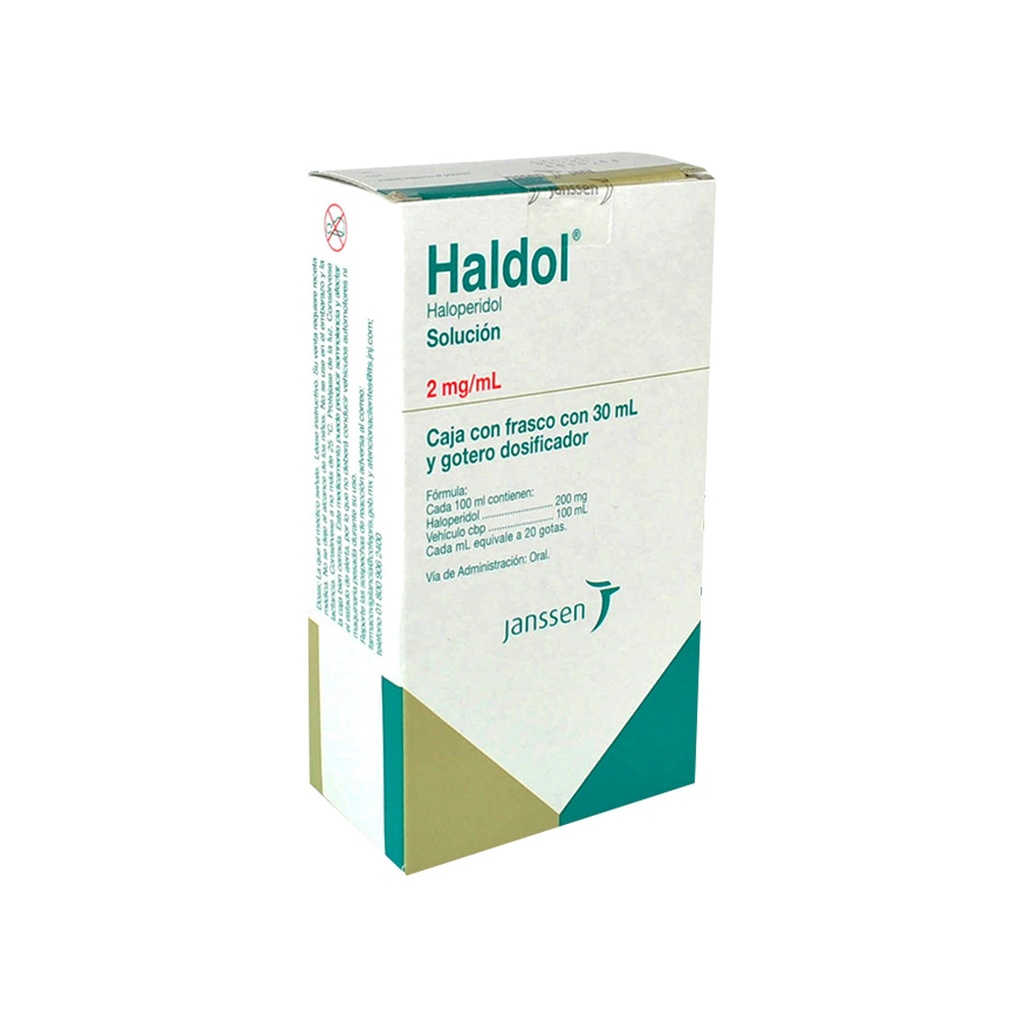 HALDOL SOL GOTAS 2MG/ML HALOPERIDOL C/30 ML LAB JANSSEN