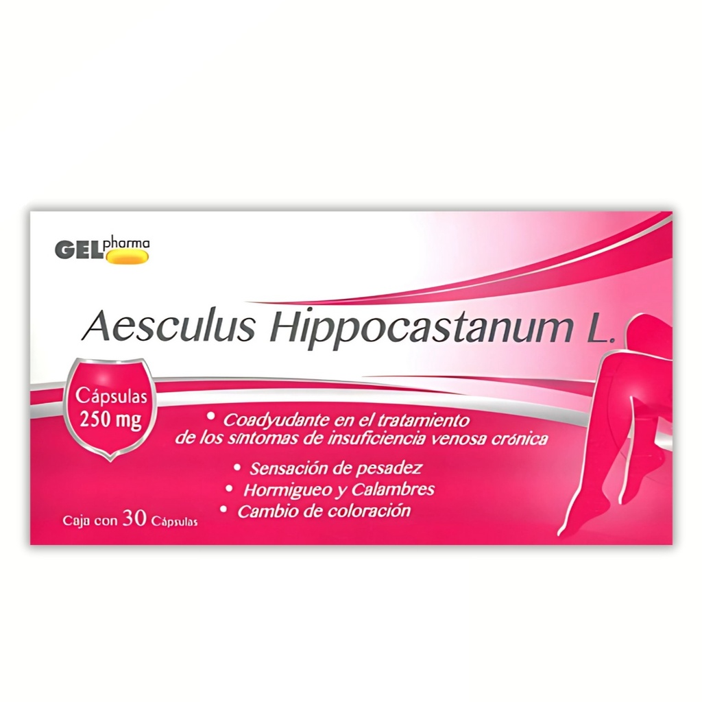 [2037] CASTAÑO DE INDIAS 250 MG C/30 CAP LAB GELPHARMA (VENASTAT 50 MG)