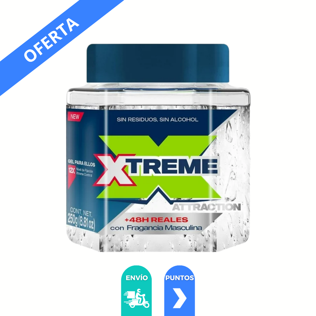 GEL PARA CABELLO 250 G XTREME ATTRACTION HENKEL