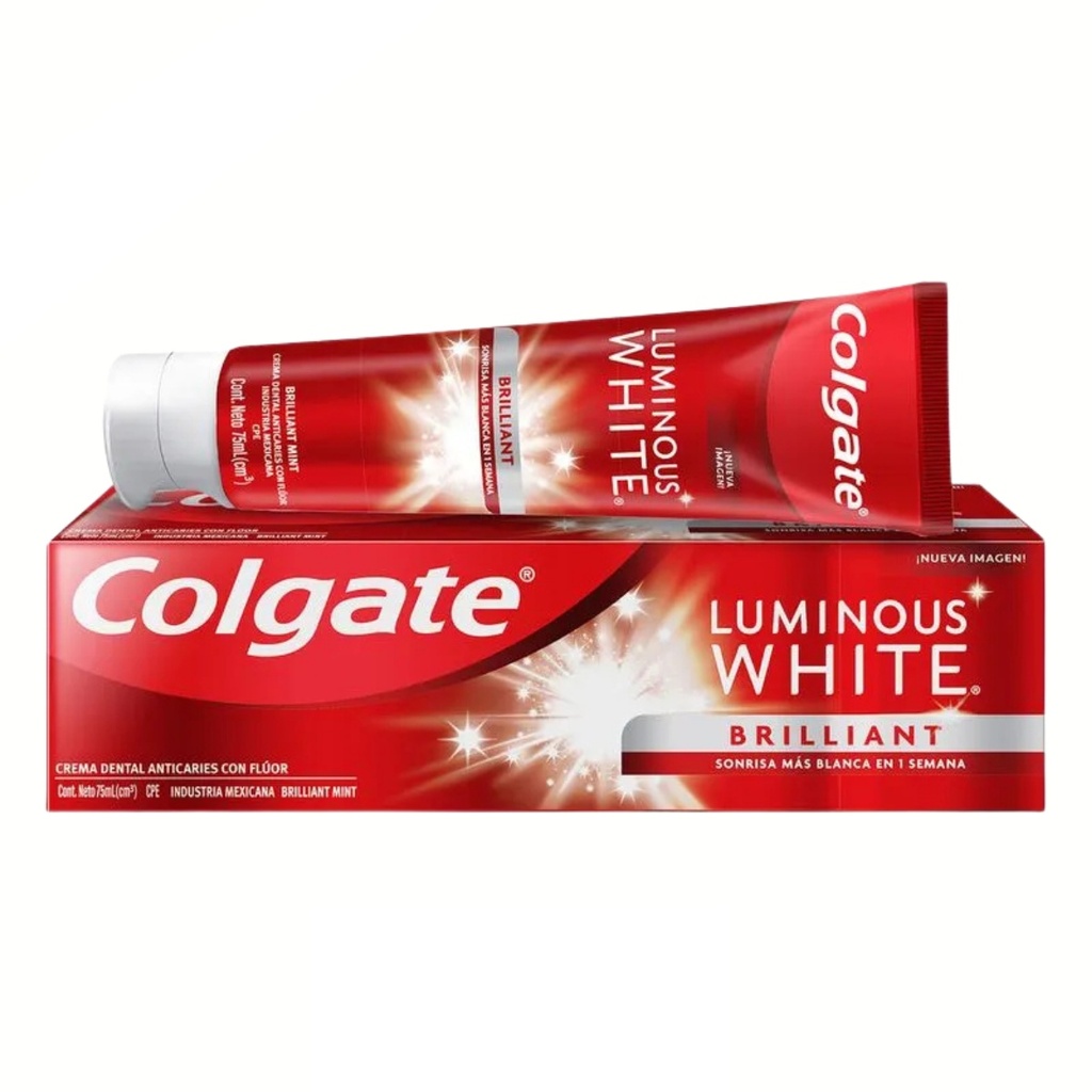 PASTA DENTAL LUMINOUS WHITE BRILLIANT 75 ML COLGATE