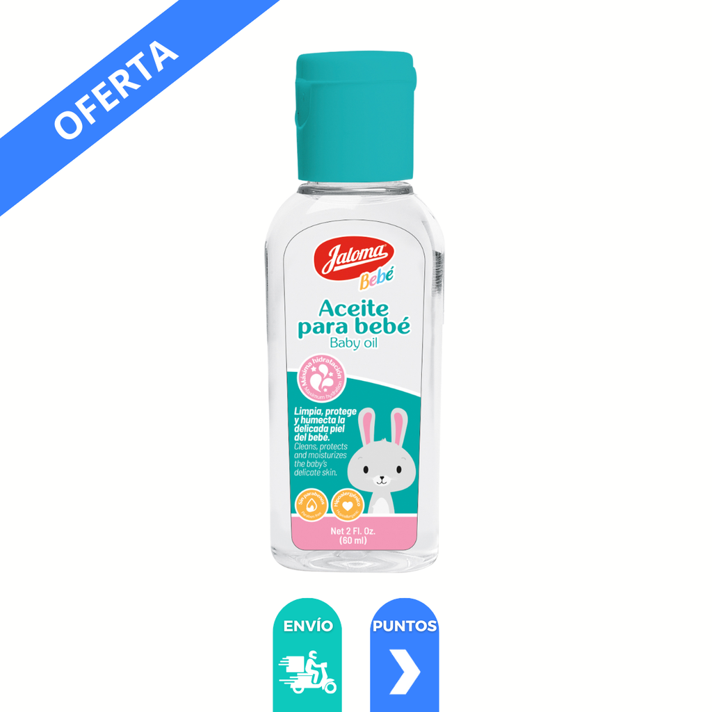 ACEITE PARA BEBE C/60 ML LAB JALOMA