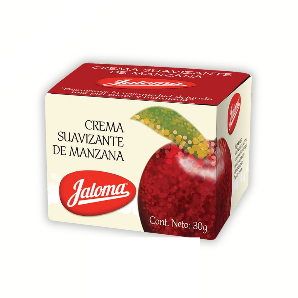 CREMA SUAVIZANTE DE MANZANA C/30 G PIEL EXTRASECA LAB JALOMA