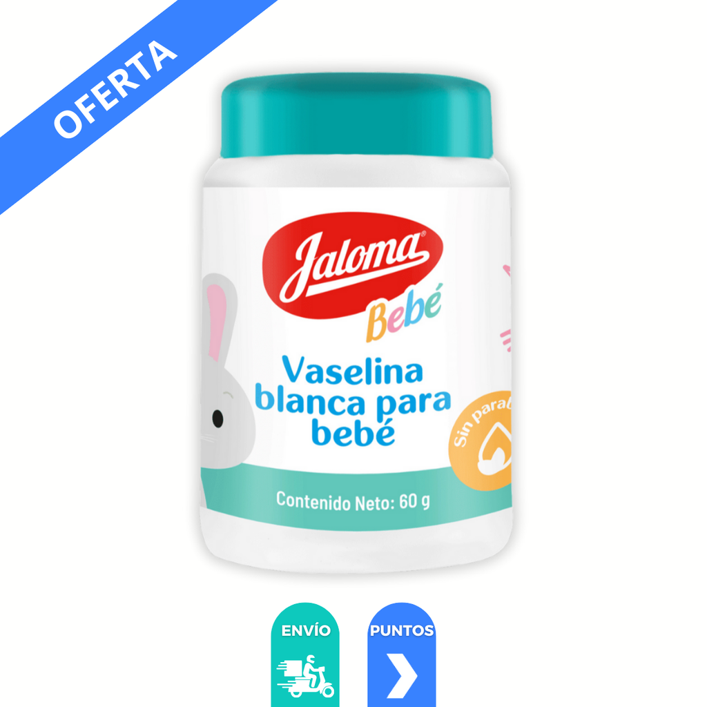 [2324] VASELINA BLANCA PARA BEBE C/60 G JALOMA