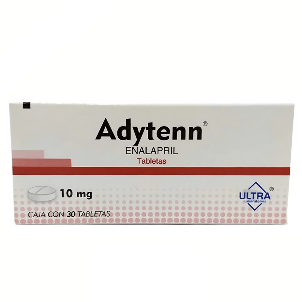 ENALAPRIL 10 MG C/30 TAB ADYTENN LAB ULTRA