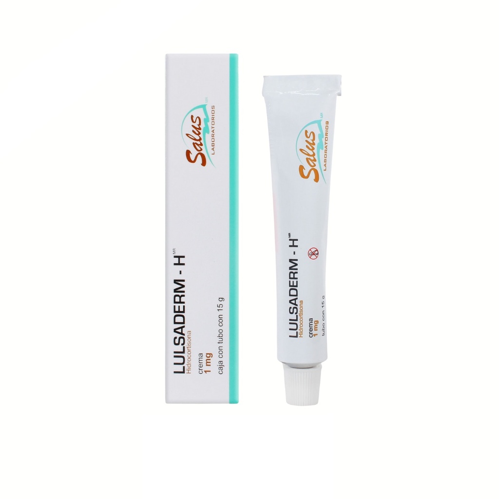 HIDROCORTISONA CREMA 1 MG/G TUBO C/15 G LULSADERM-H LAB SALUS