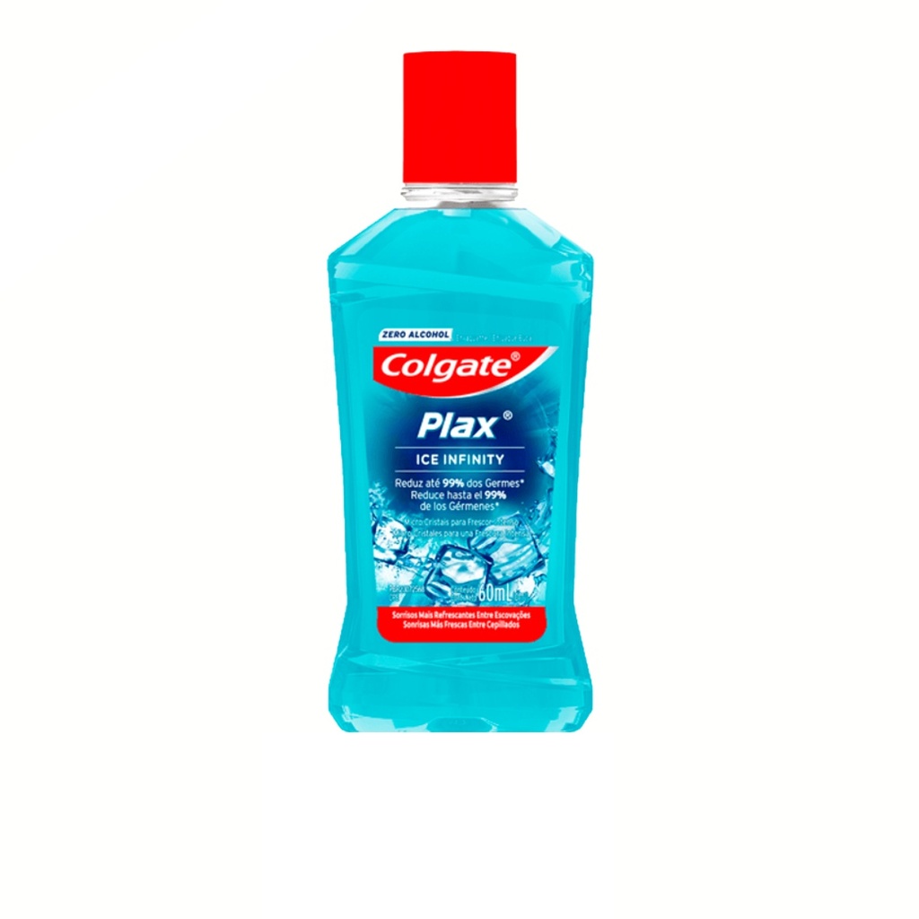 ENJUAGUE BUCAL 60 ML PLAX ICE INFINITY COLGATE