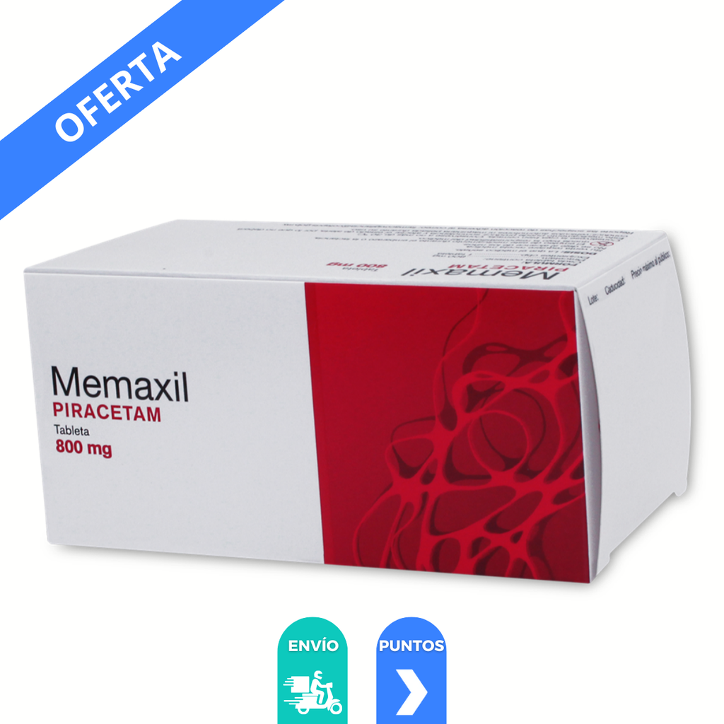 PIRACETAM 800 MG C/30 TAB MEMAXIL LAB MAVER