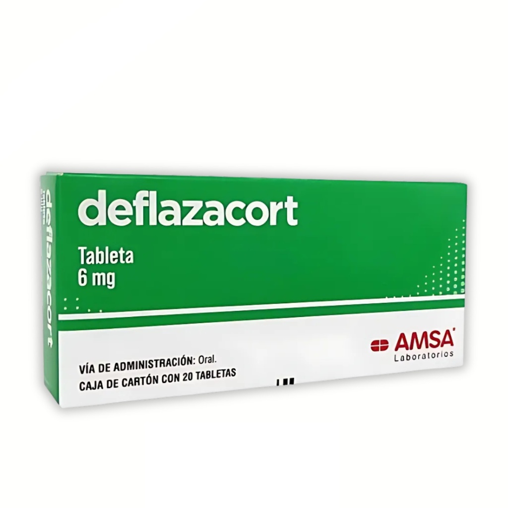 DEFLAZACORT 6 MG C/20 TAB LAB AMSA