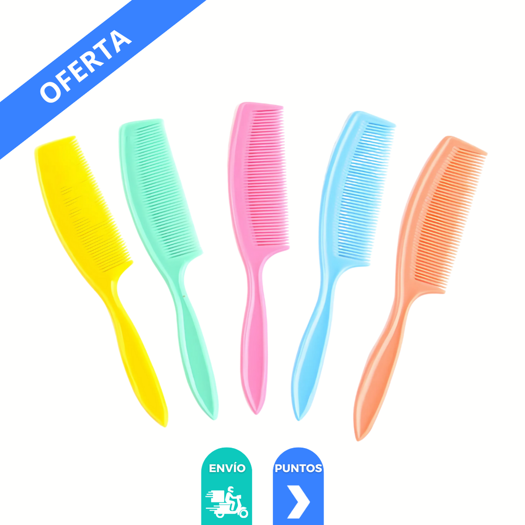 PEINE DE COLITA COLOR VARIADO MOD 490 SELANUSA