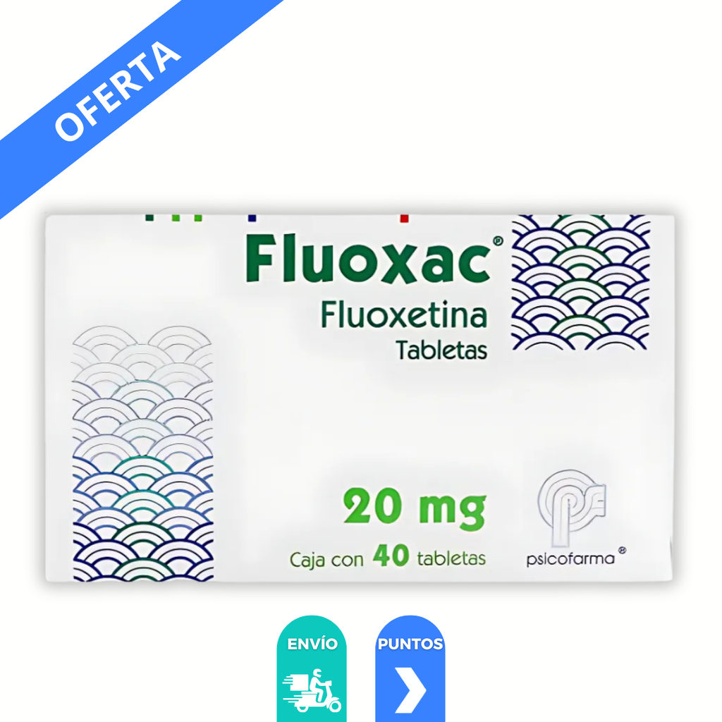 FLUOXAC 20 MG C/40 TAB FLUOXETINA LAB PSICOFARMA