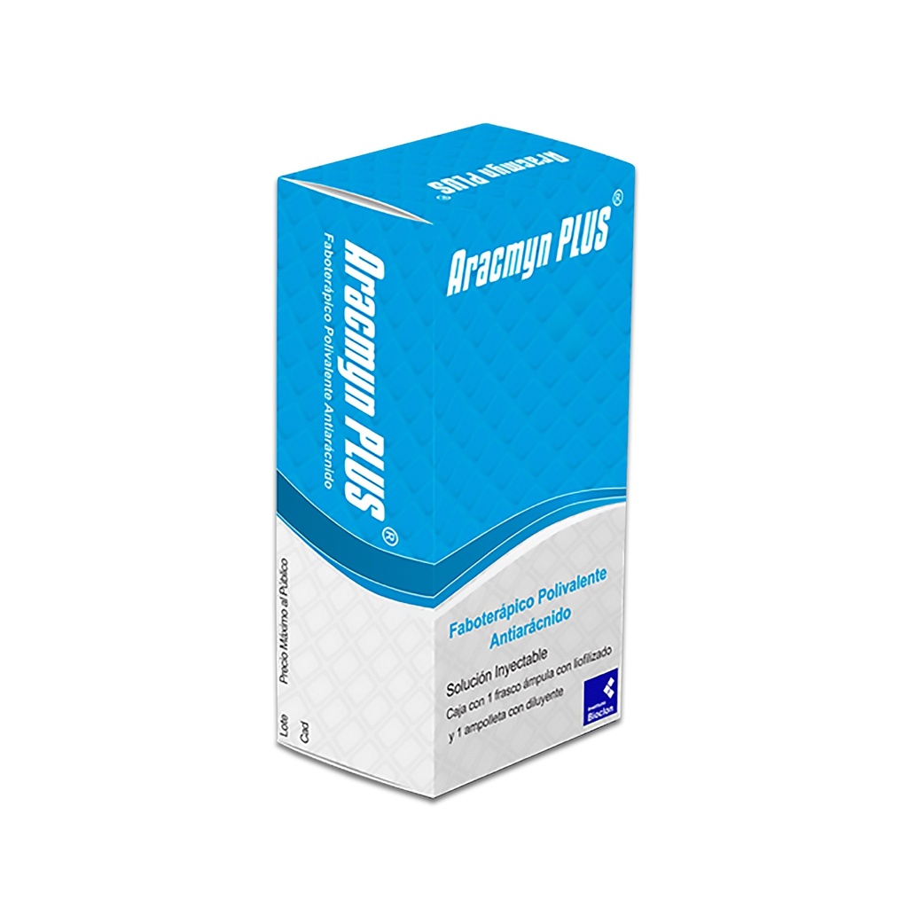[95] ARACMYN PLUS SOL INY 2 MG FABOTERAPICO MONOVALENTE ANTIARACNIDO  LAB SILANES