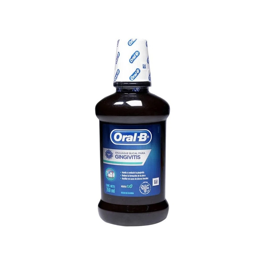 ORAL-B ENJUAGUE BUCAL P/GINGIVITIS SABOR MENTA 350ML LAB P&G