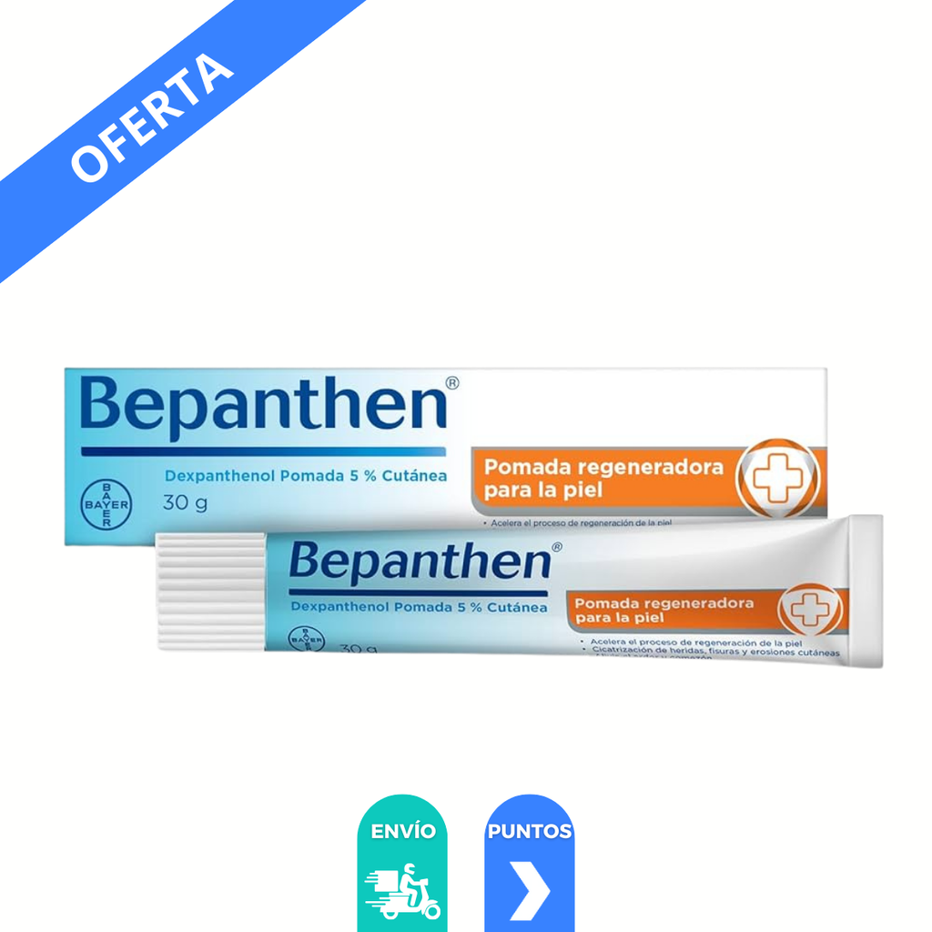 BEPANTHEN POMADA 5% C/30 G DEXPANTHENOL REGENERADORA PARA LA PIEL LAB BAYER