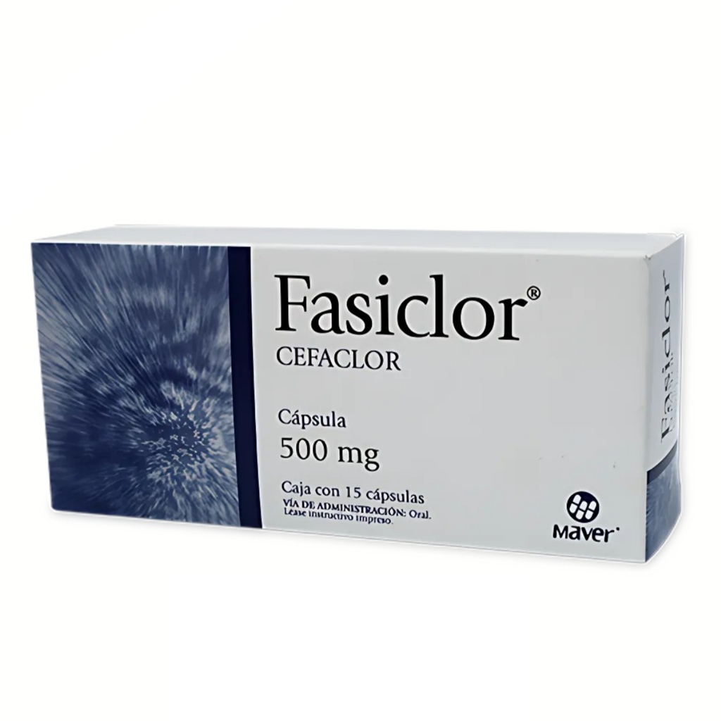 CEFACLOR 500 MG C/15 CAP FASICLOR LAB MAVER