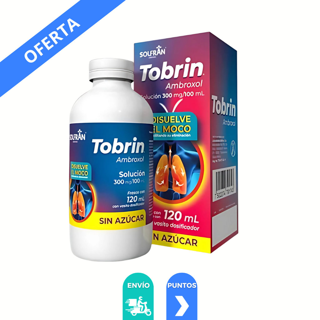 AMBROXOL SOL ORAL 300 MG/100 ML C/120 ML TOBRIN LAB SOLFRAN
