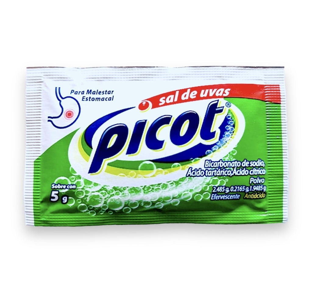 SAL DE UVAS PICOT 2.485/0.2165/1.9485 G SOBRE BICARBONATO DE SODIO AC TARTARICO AC CITRICO LAB RB SALUTE