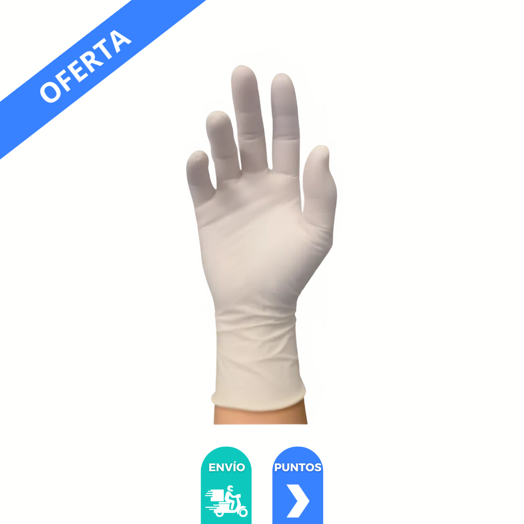 [4084] GUANTE CIRUJANO ESTERIL #7 1/2 C/1 PAR DENTILAB