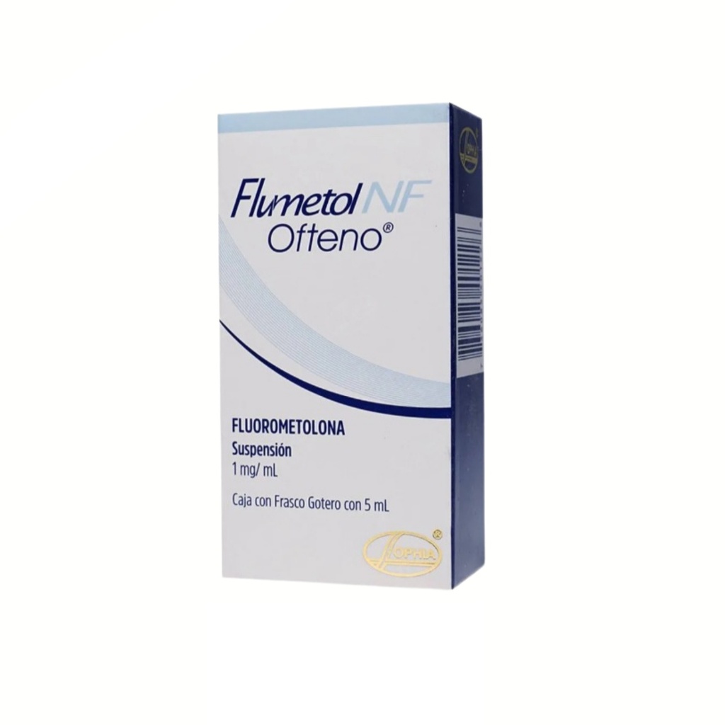 FLUMETOL NF OFTENO SUSP OFTALMICA 1 MG/ML FCO GOTERO C/5 ML FLUOROMETOLONA LAB SOPHIA