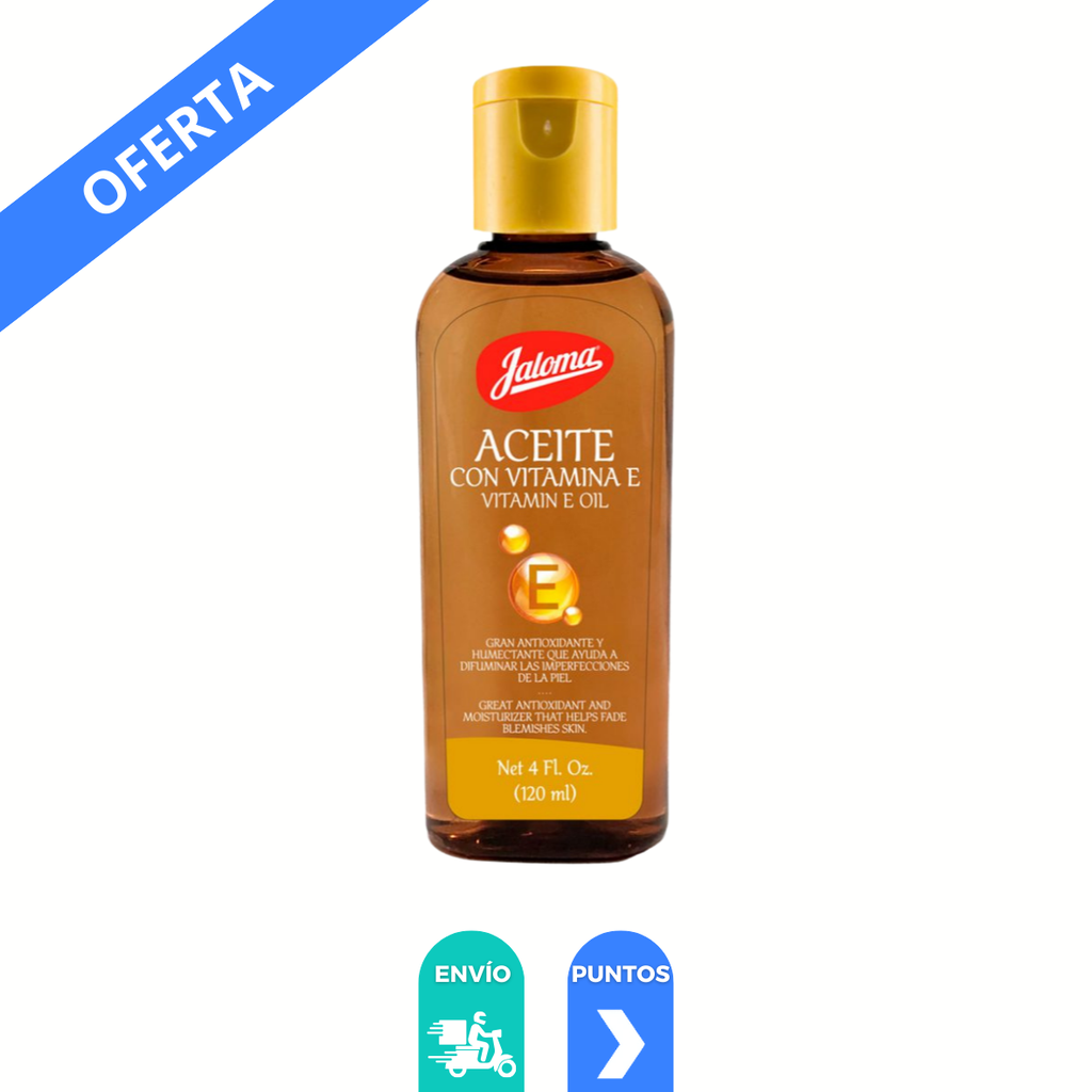 ACEITE CON VITAMINA E C/120 ML LAB JALOMA
