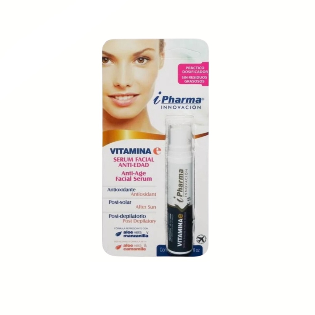 [4102] VITAMINA E SERUM FACIAL ANTI-EDAD 15 ML LAB IPHARMA