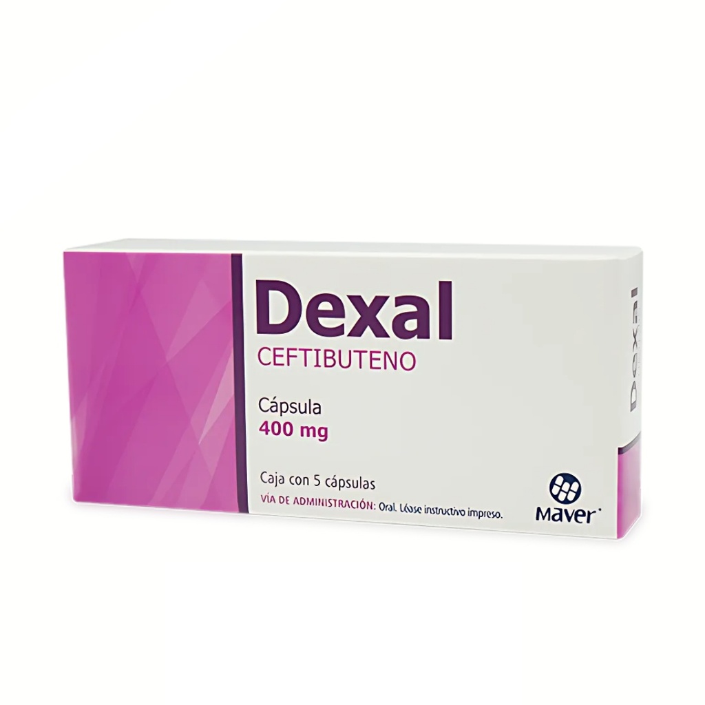 CEFTIBUTENO 400 MG C/5 CAP DEXAL LAB MAVER