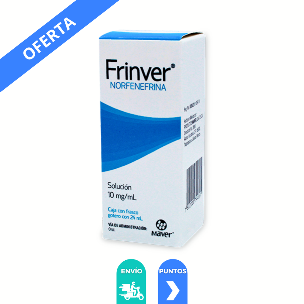 NORFENEFRINA SOL ORAL 10 MG/ML FCO C/24 ML FRINVER LAB MAVER