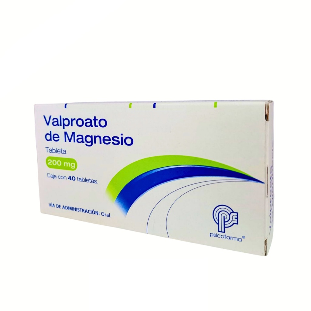 VALPROATO DE MAGNESIO 200 MG C/40 TAB LAB PSICOFARMA