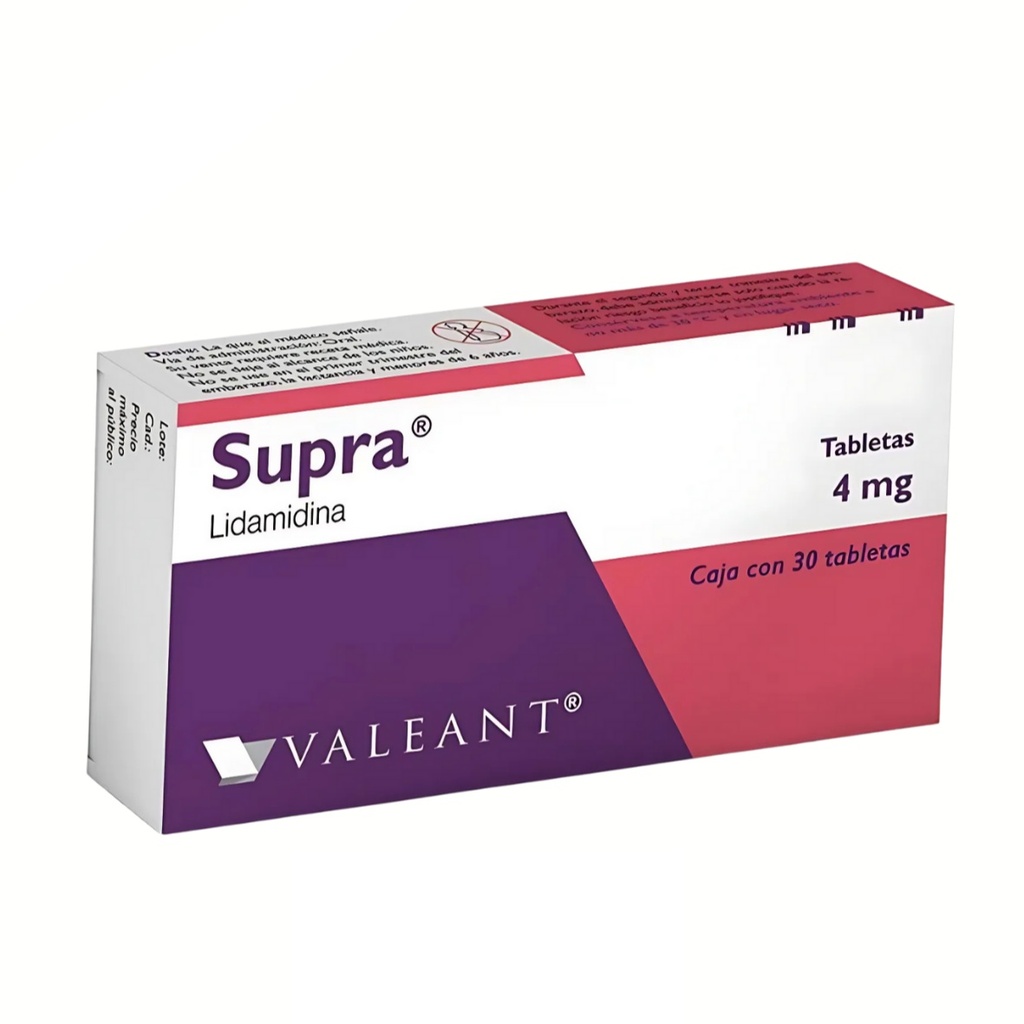 [4178] SUPRA 4 MG C/30 TAB LIDAMIDINA LAB VALEANT