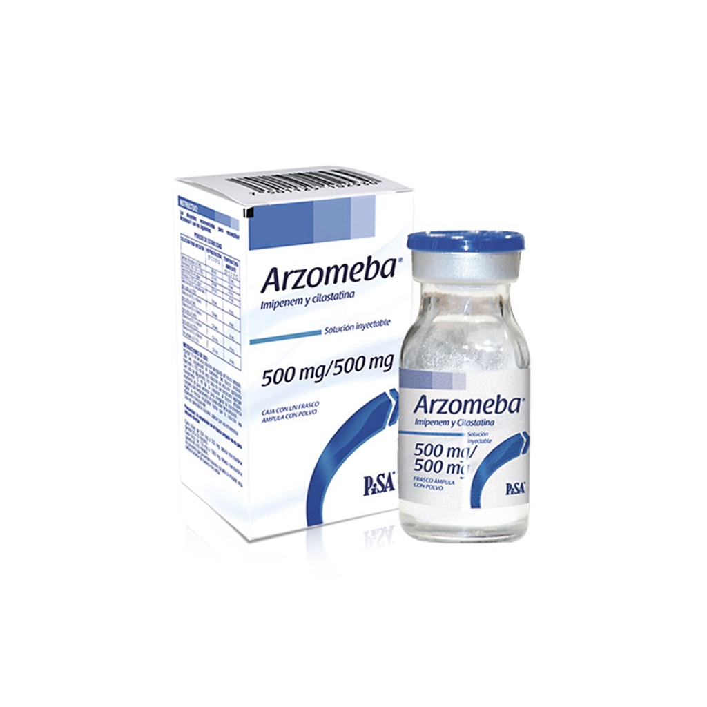 IMIPENEM/CILASTATINA SOL INY 500MG/500MG ARZOMEBA LAB PISA