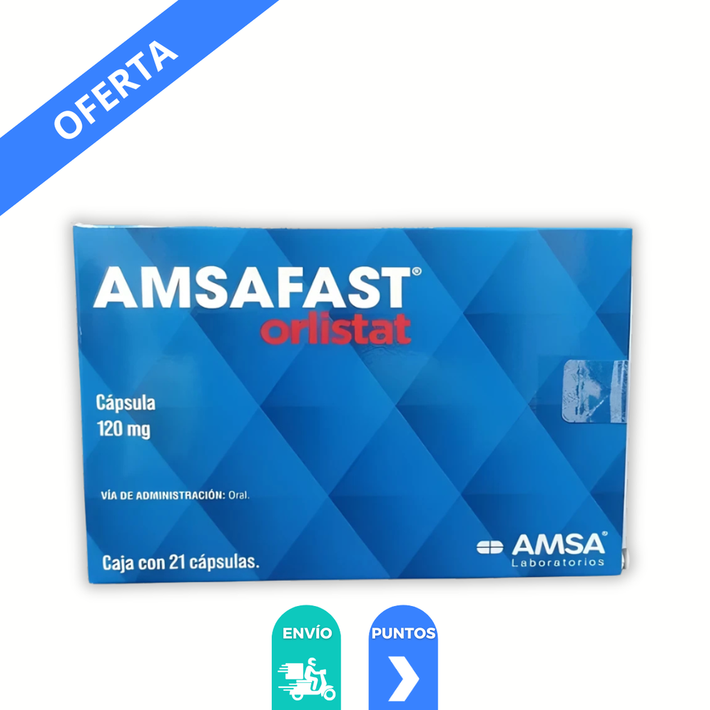 ORLISTAT 120 MG C/21 CAP AMSAFAST LAB AMSA