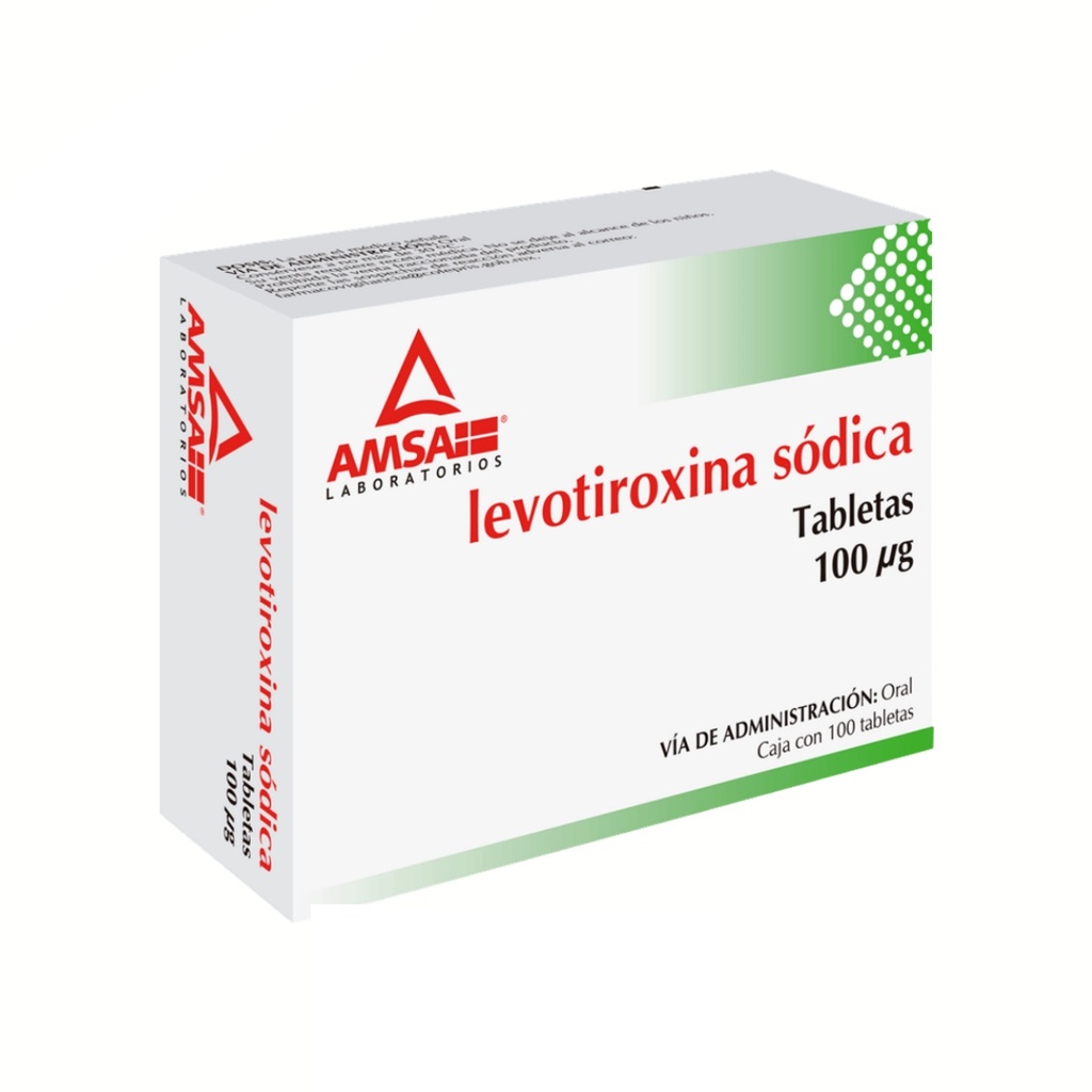 [4187] LEVOTIROXINA 100 MCG C/100 TAB LAB AMSA