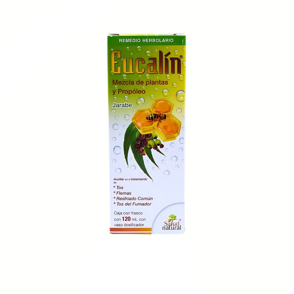 EUCALIN JARABE 120 ML MEZCLA DE PLANTAS Y PROPOLEO LAB SALUD NATURAL