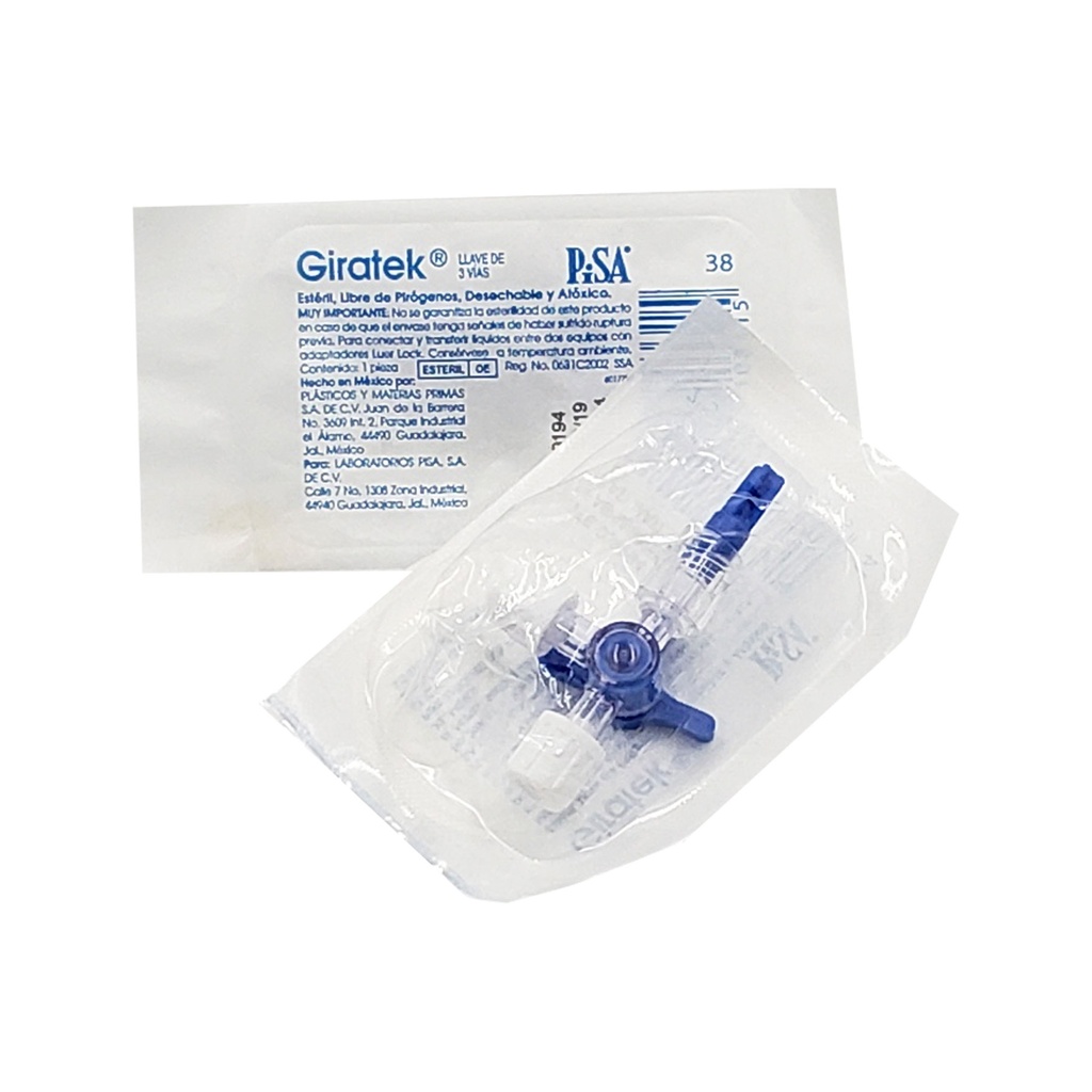 GIRATEK LLAVE DE 3 VIAS LAB PISA