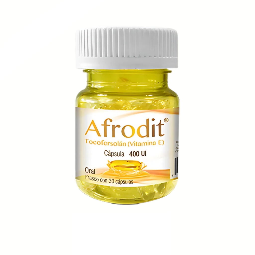 [4239] VITAMINA E 400 UI C/30 CAP AFRODIT (TOCOFERSOLAN) LAB PROGELA