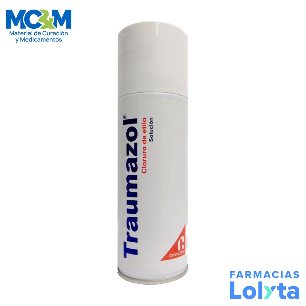 TRAUMAZOL SOL CUTANEA 100 ML/100 ML SPRAY C/175 ML CLORURO DE ETILO LAB CHINOIN