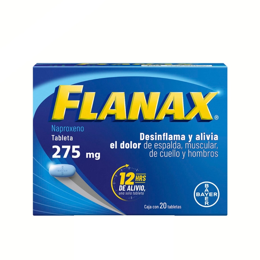 FLANAX 275 MG C/20 TAB NAPROXENO LAB BAYER