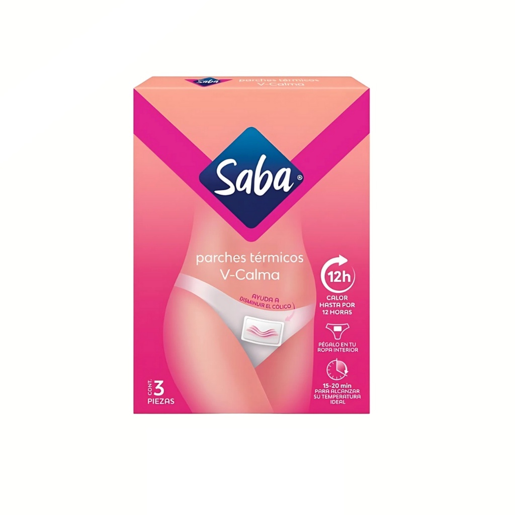 SABA V-CALMA PARCHE TERMICO C/3 PZAS ESSITY
