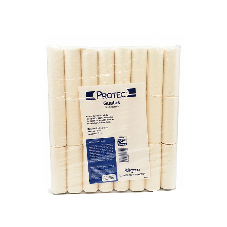 [3492] VENDA HUATA 10 CM X 5 M C/24 PZAS NO ESTERIL PROTEC DEGASA 1401340