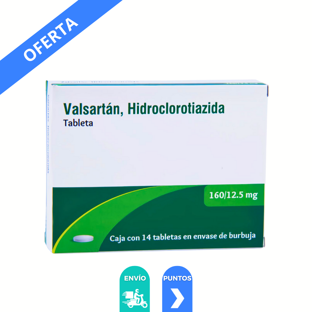 VALSARTAN HIDROCLOROTIAZIDA 160/12.5 MG C/14 TAB LAB ZYDUS PHARMACEUTICALS