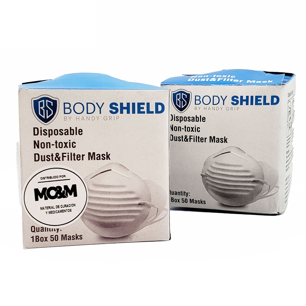 CUBREBOCA TIPO CONCHA CONTRA POLVO C/50 BODY SHIELD