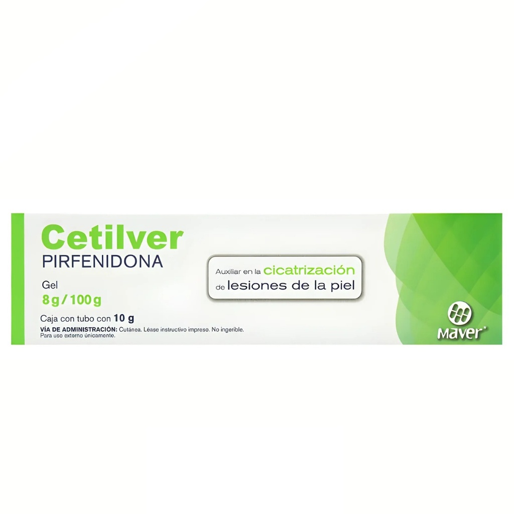 [4271] PIRFENIDONA GEL 8 G/100 G TUBO C/10 G CETILVER LAB MAVER