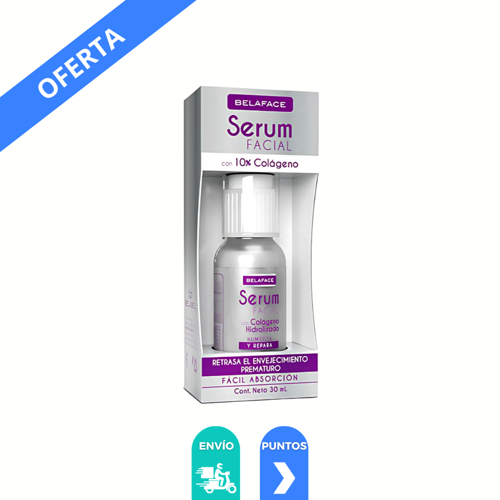 [4278] COLAGENO HIDROLIZADO 10% SERUM FACIAL 30 ML BELAFACE