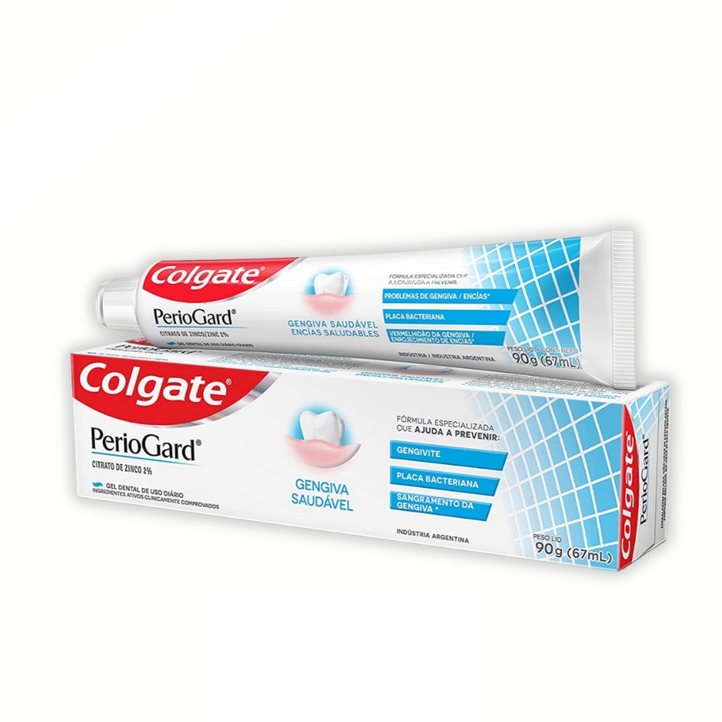 GEL DENTAL USO DIARIO 90 G (67 ML) CITRATO DE ZINC 2% PERIOGARD COLGATE