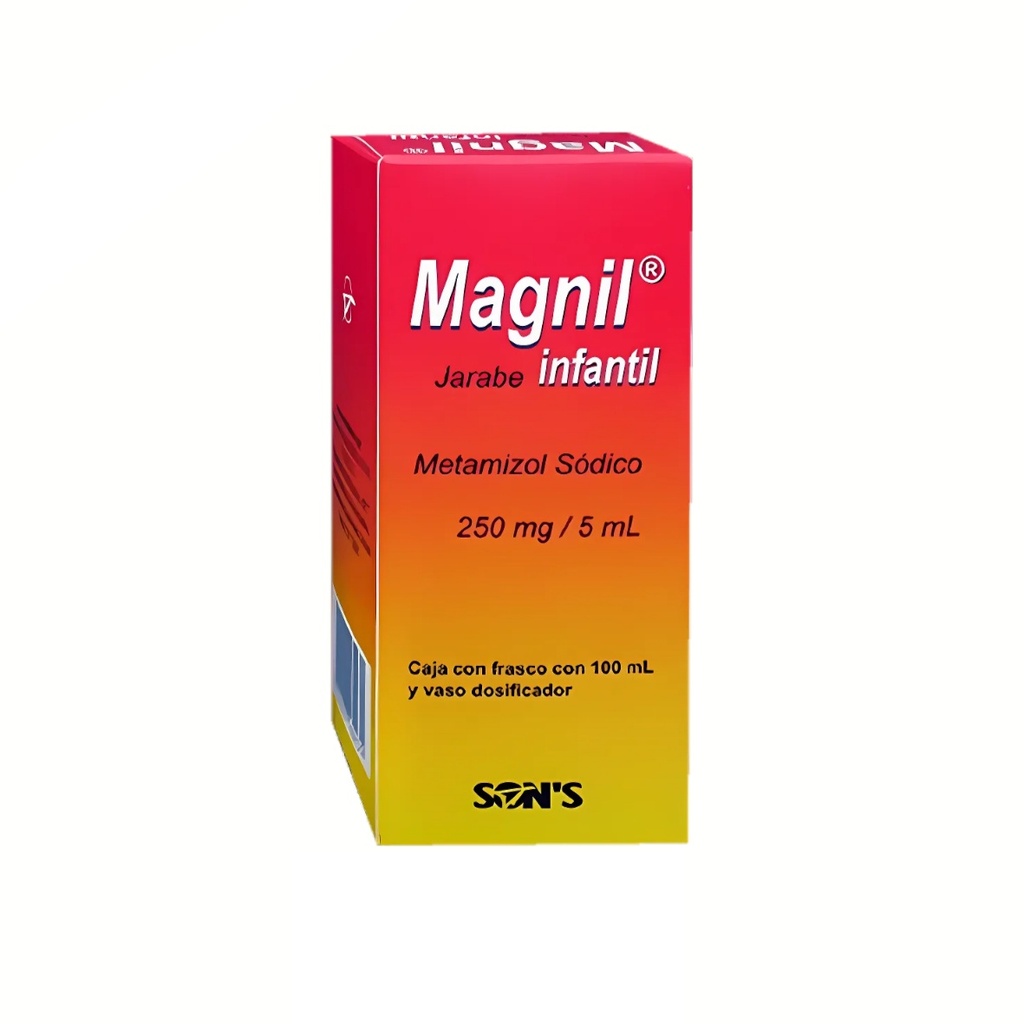 METAMIZOL SODICO JARABE 250 MG/5 ML FCO C/100 ML MAGNIL INFANTIL LAB SONS